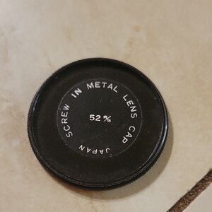 Vintage Metal Lens Cap For Camera 52 M/M